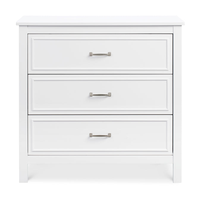 M12823W,DaVinci,Charlie 3-Drawer Dresser in White