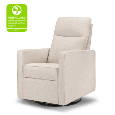 M19787BH,DaVinci,Gabby Pillowback Swivel Glider in Beach