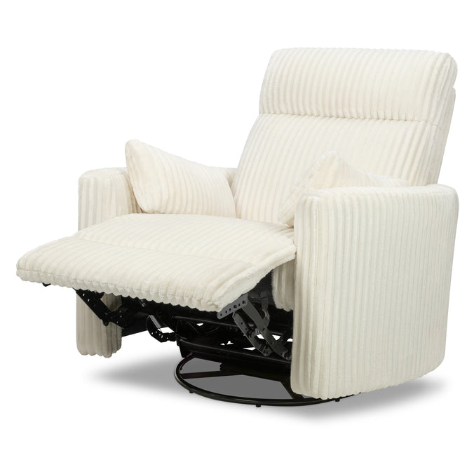 M33787CCC,DaVinci,Atlas Swivel Recliner in Cozy Cream Corduroy