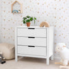 F11923W,Carter's,Colby 3-drawer Dresser in White Finish