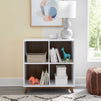 M22511WL,DaVinci,Otto Convertible Changing Table and Cubby Bookcase in White and Walnut