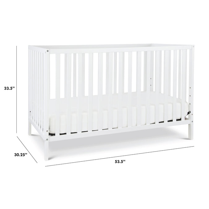 M3801W,DaVinci,Union 4-in-1 Convertible Crib in White Finish