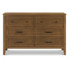 M24726L,DaVinci,Beau 6-Drawer Dresser in Walnut
