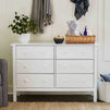 M5966W,DaVinci,Jayden 6-Drawer Double Wide Dresser in White Finish