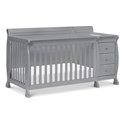 M5582G,DaVinci,Kalani 4-in-1 Convertible Crib & Changer in Grey