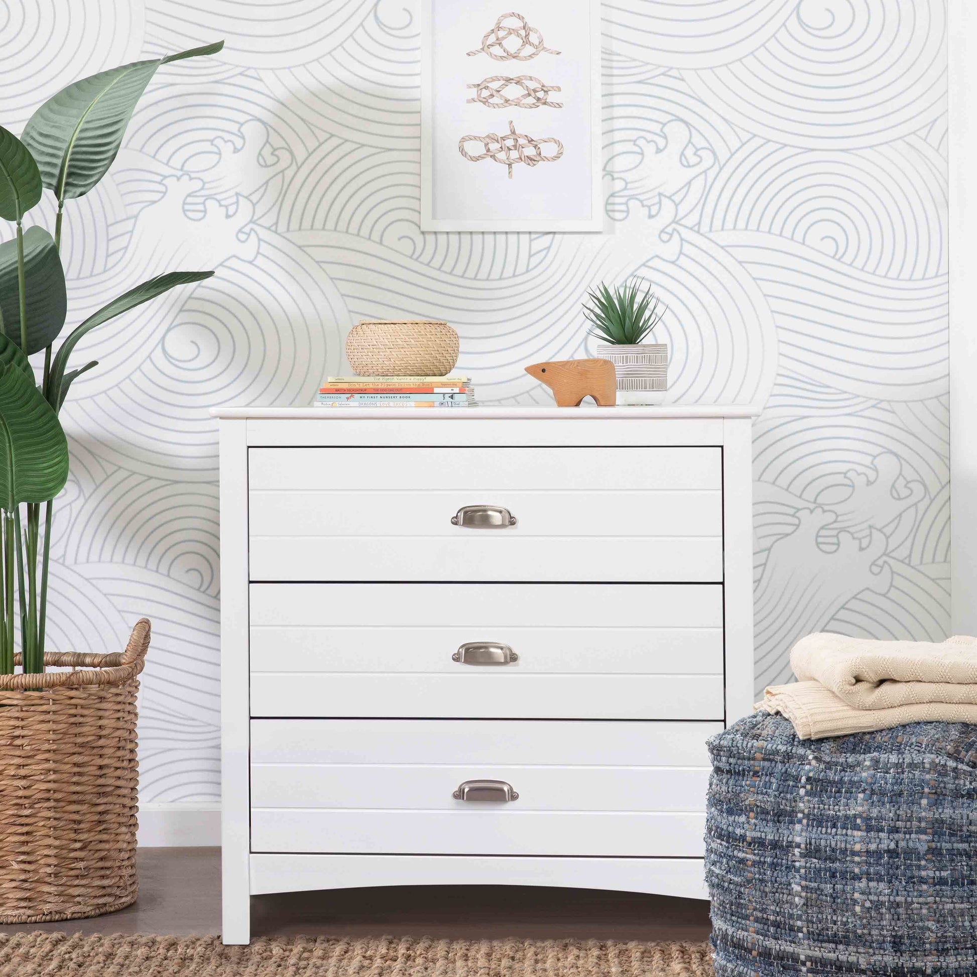 F16903W,Carter's,Nolan 3-Drawer Dresser in White