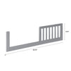 M11999G,The MDB Family,Toddler Bed Conversion Kit in Grey