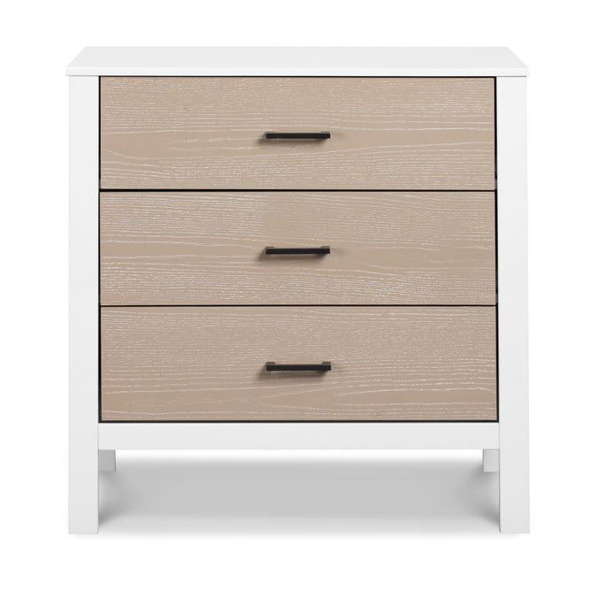 F23223WCWD,Carter's,Radley 3-Drawer Dresser in White & Coastwood