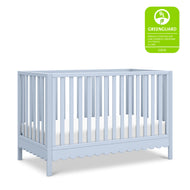 M27801PB,Sammy Scallop 4-in-1 Convertible Crib in Powder Blue