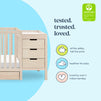 F11991NX,Colby 4-in-1 Convertible Crib & Changer Combo in Washed Natural