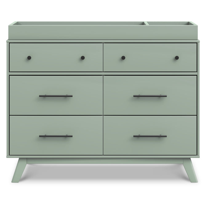 M22526LS,DaVinci,Otto 6-Drawer Dresser in Light Sage