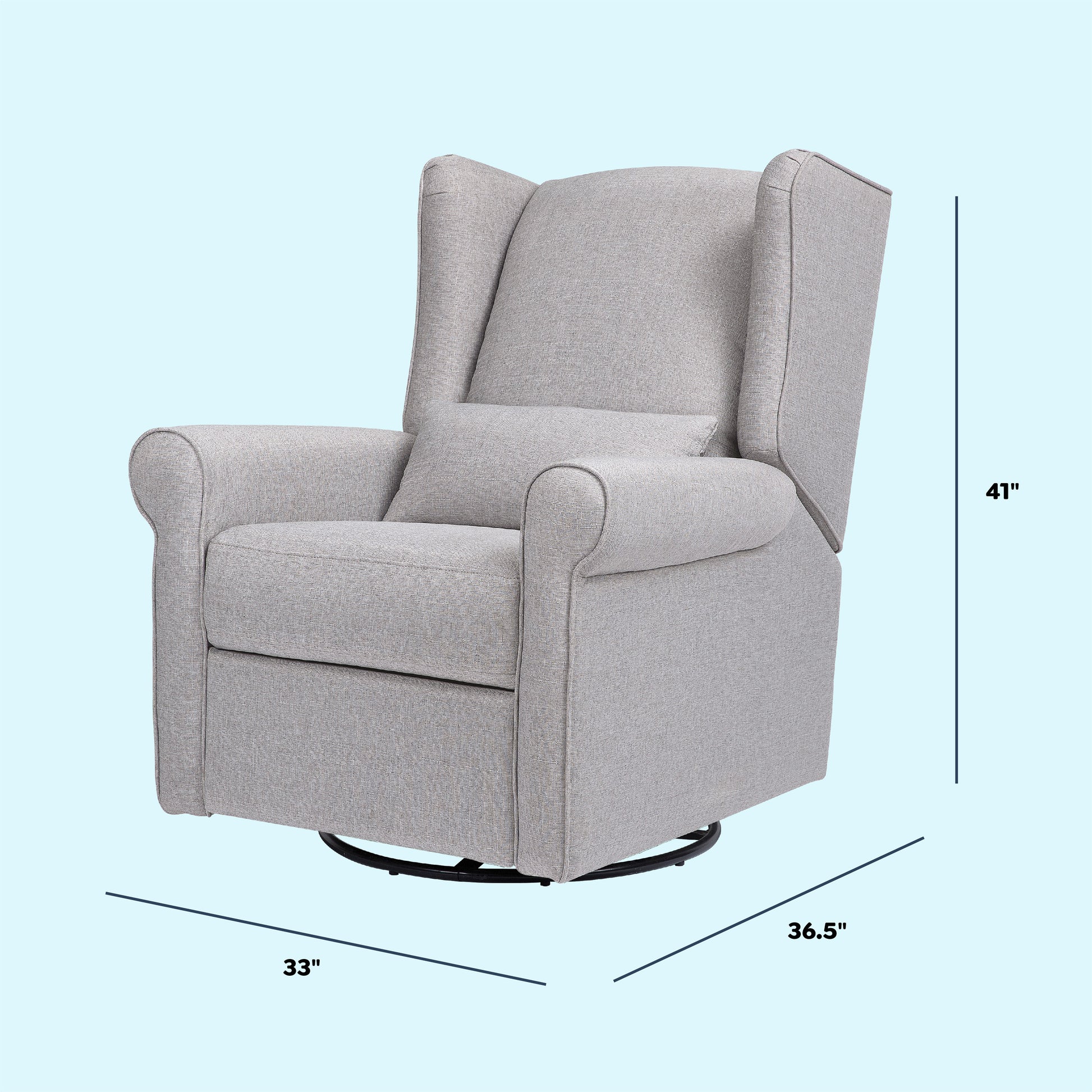 Hayden Recliner and Swivel Glider – DaVinci Baby
