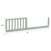 M3899LS,Toddler Bed Conversion Kit in Light Sage