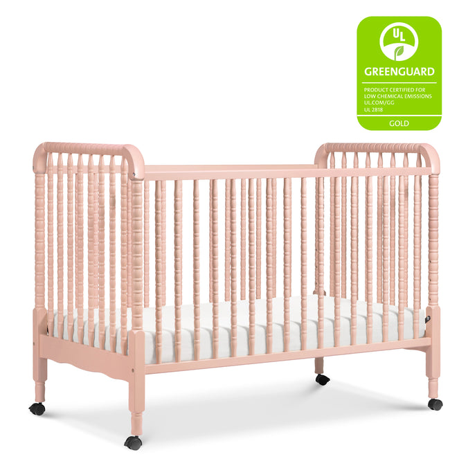 M7391BL,DaVinci,Jenny Lind Stationary Crib in Blush Pink Finish