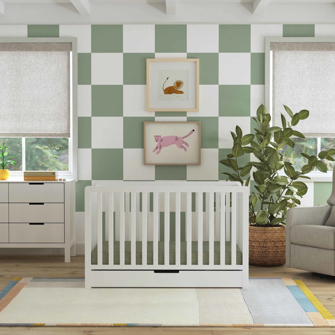 Colby 4-in-1 Convertible Crib w/ Trundle Drawer