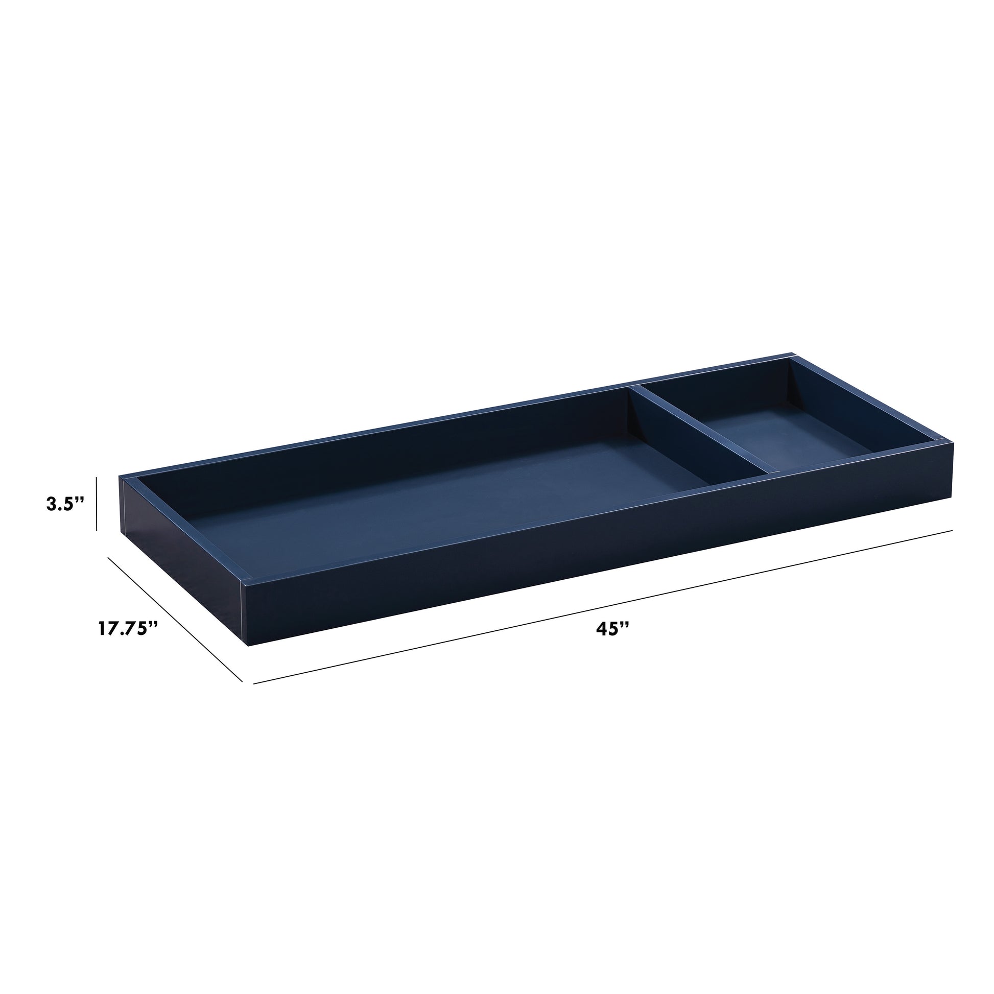 M0619V,The MDB Family,Universal Wide Removable Changing Tray in Navy