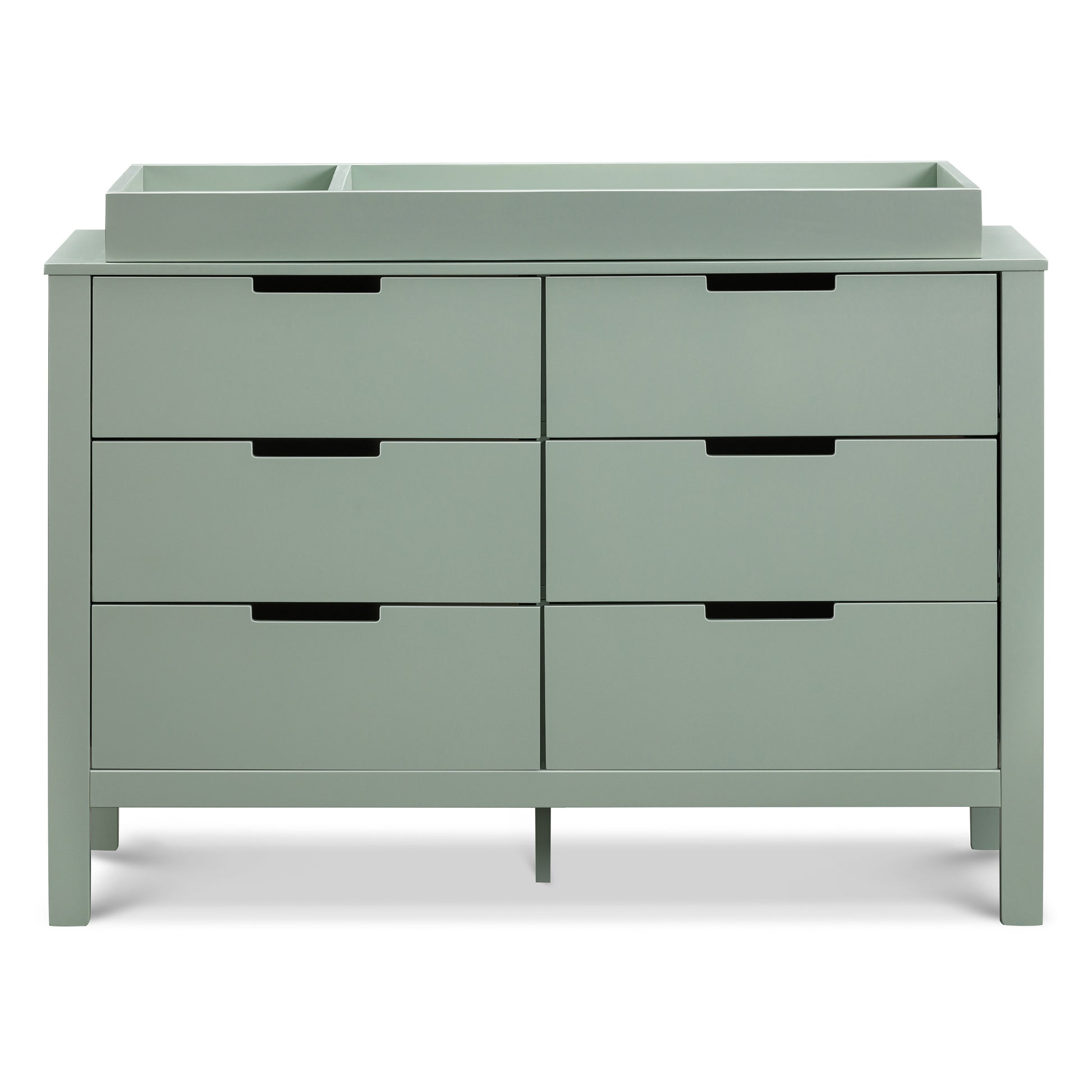 F11926LS,Carter's,Colby 6-Drawer Double Dresser in Light Sage