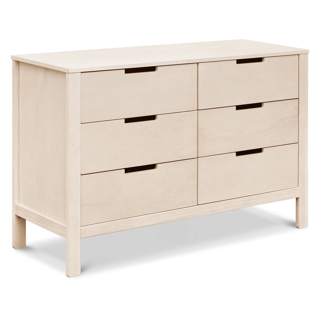F11926NX,Colby 6-Drawer Double Dresser in Washed Natural