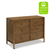 M25126L,DaVinci,Birdie 6-Drawer Dresser in Walnut