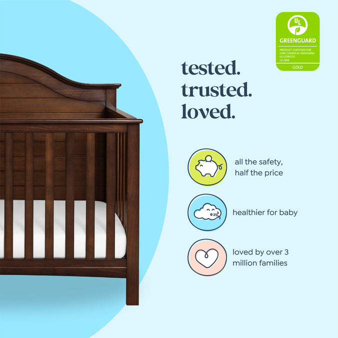 F16901Q,Carter's,Nolan 4-in-1 Convertible Crib in Espresso