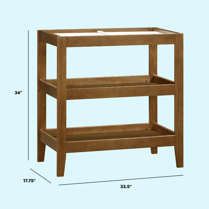 F11902L,Carter's,Colby Changing Table in Walnut