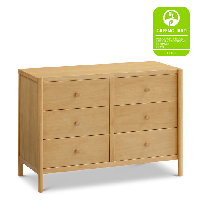 M25126HY,DaVinci,Birdie 6-Drawer Dresser in Honey