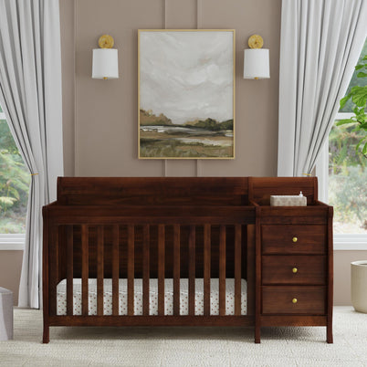 mini crib dresser combo Jayden 4 in 1 Mini Convertible Crib and Changer