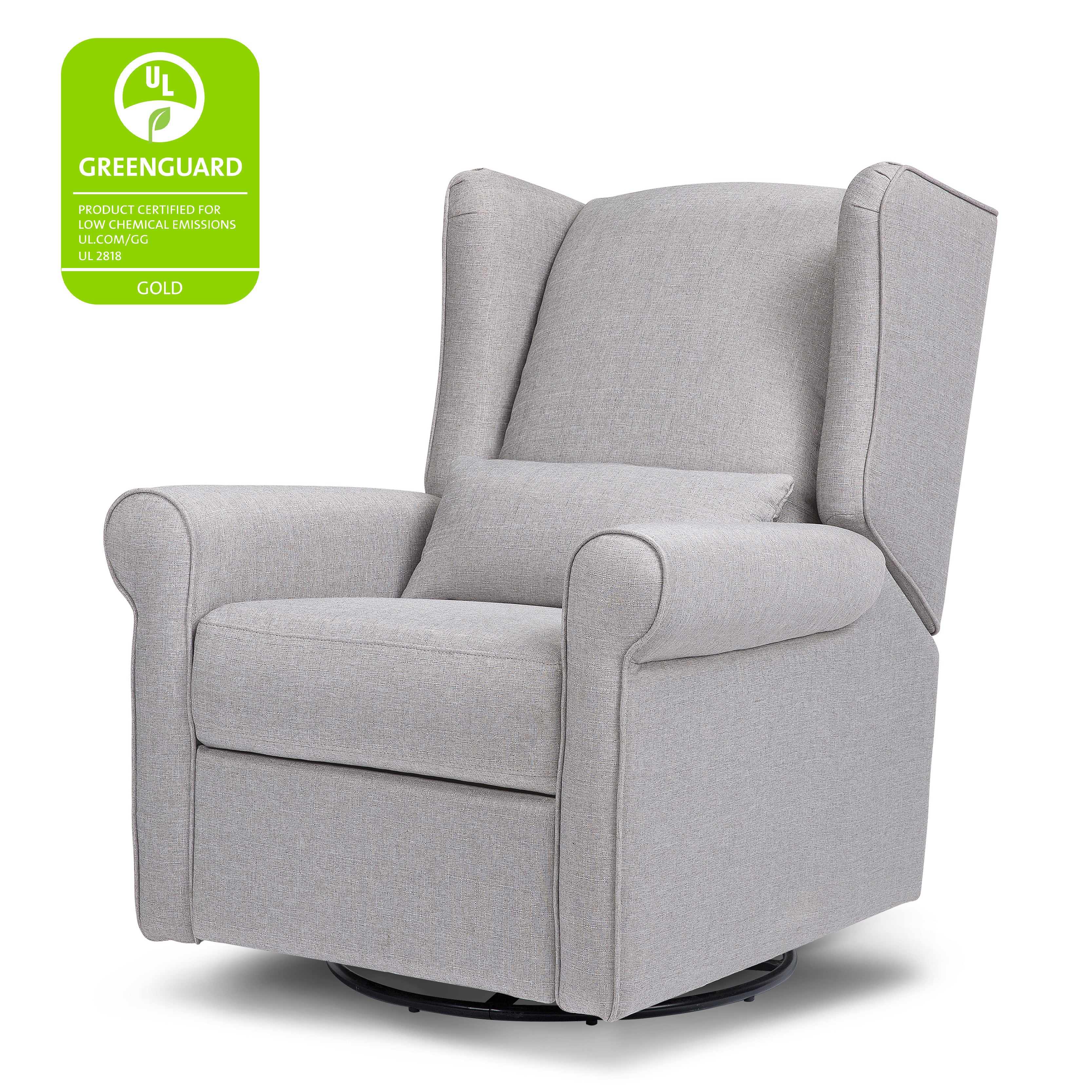 Davinci upholstered swivel glider online