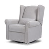 M21887MIG,DaVinci,Hayden Recliner and Swivel Glider in Misty Grey