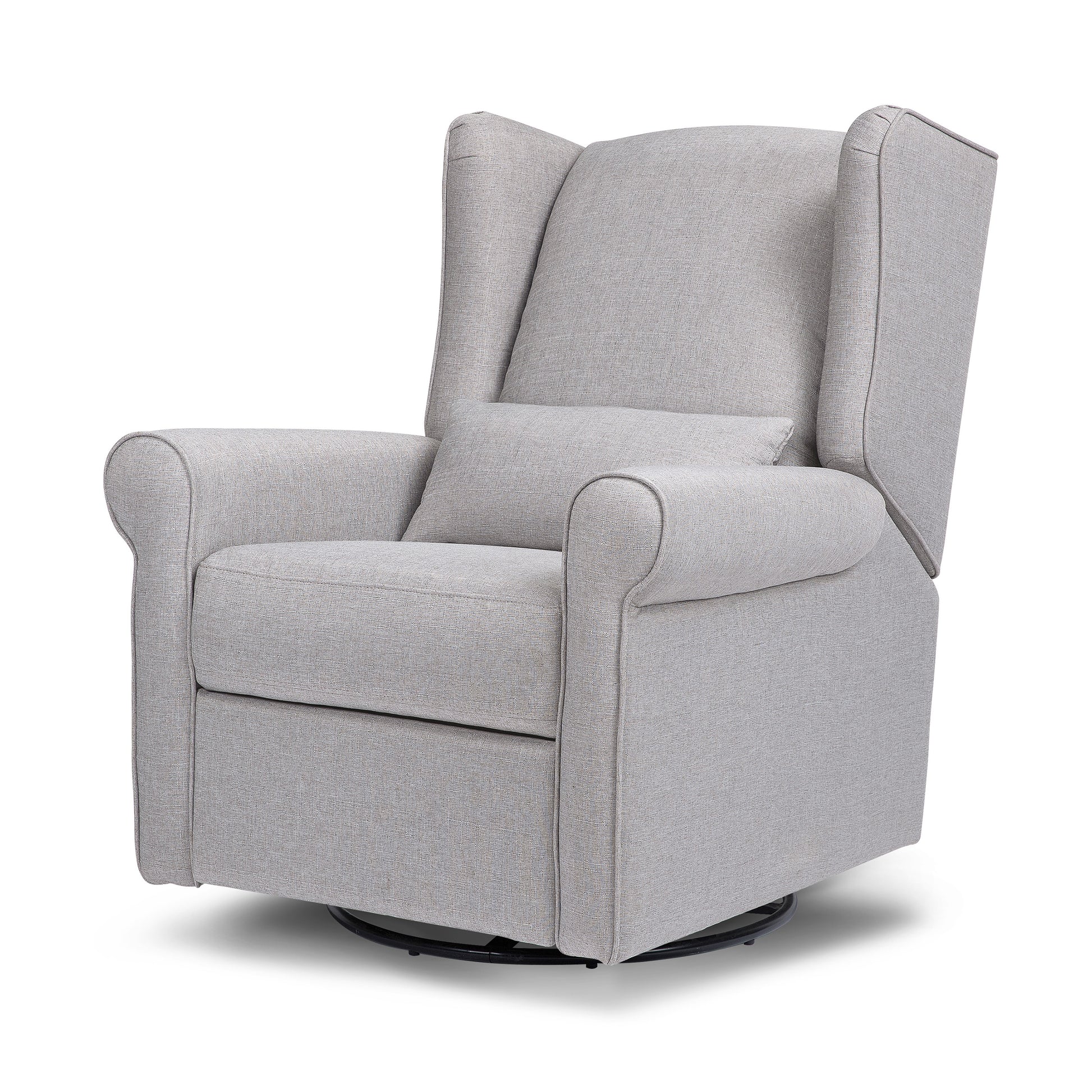 M21887MIG,DaVinci,Hayden Recliner and Swivel Glider in Misty Grey