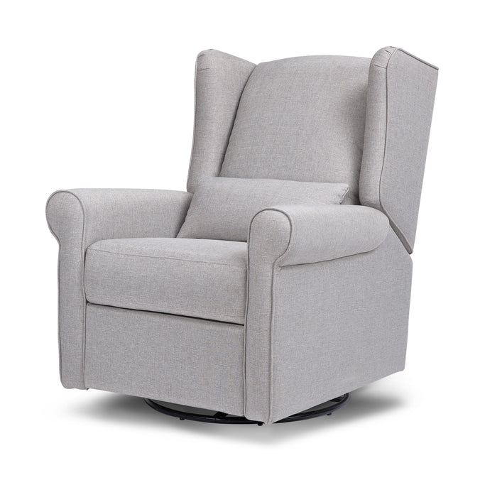 M21887MIG,DaVinci,Hayden Recliner and Swivel Glider in Misty Grey