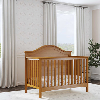 F16901CT,Carter's,Nolan 4-in-1 Convertible Crib in Chestnut