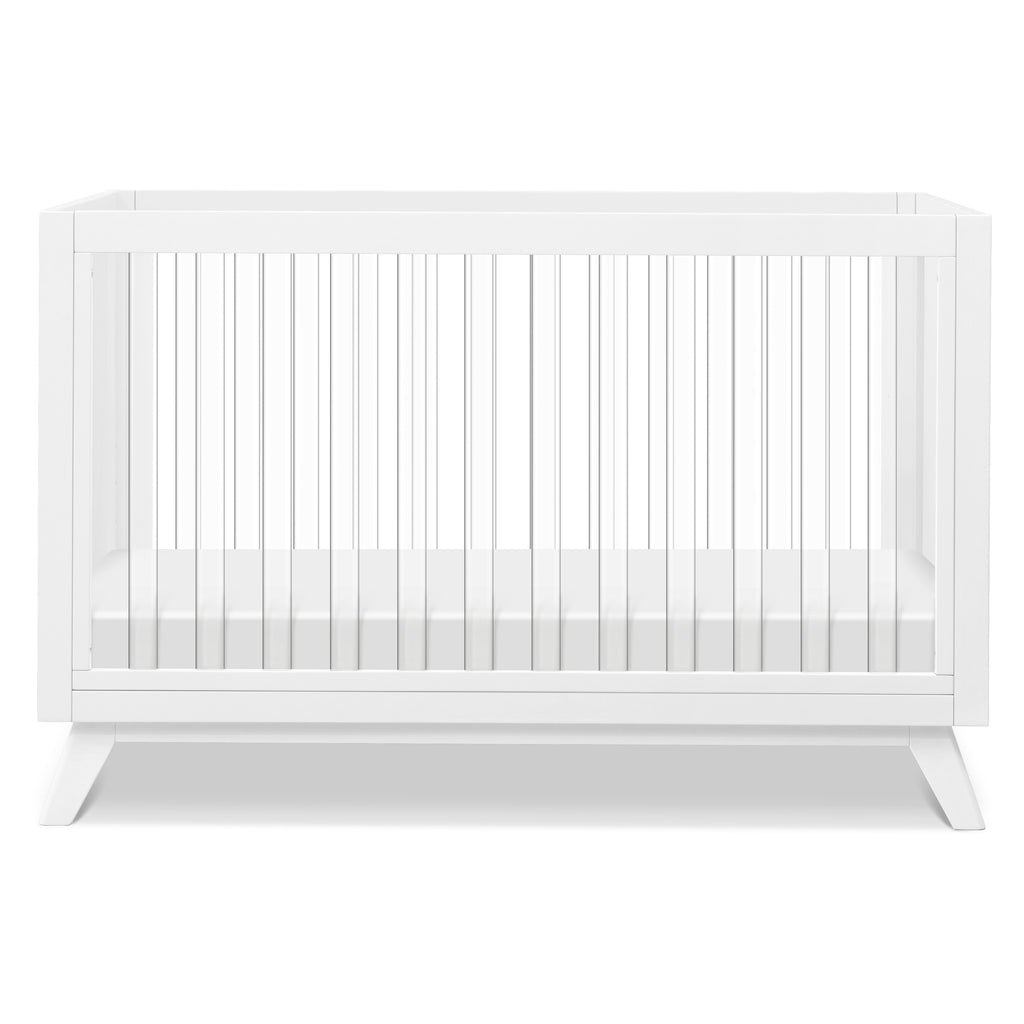 M22501WK,Otto 3-in-1 Convertible Crib in White/Acrylic