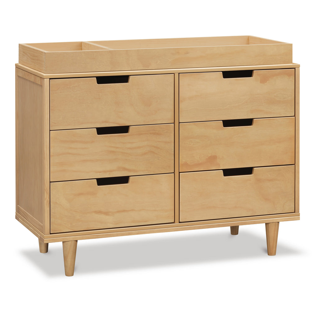 W4926HY,Marley 6-Drawer Double Dresser in Honey