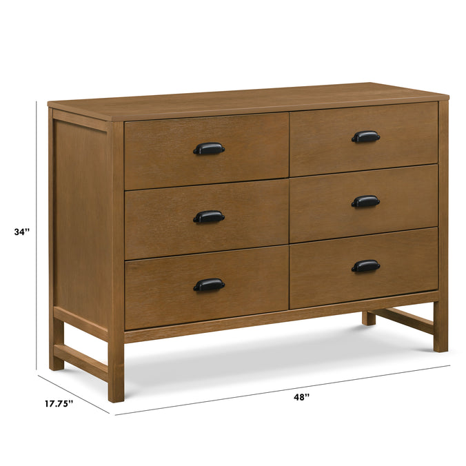 M13516SW,DaVinci,Fairway 6-Drawer Double Dresser in Stablewood