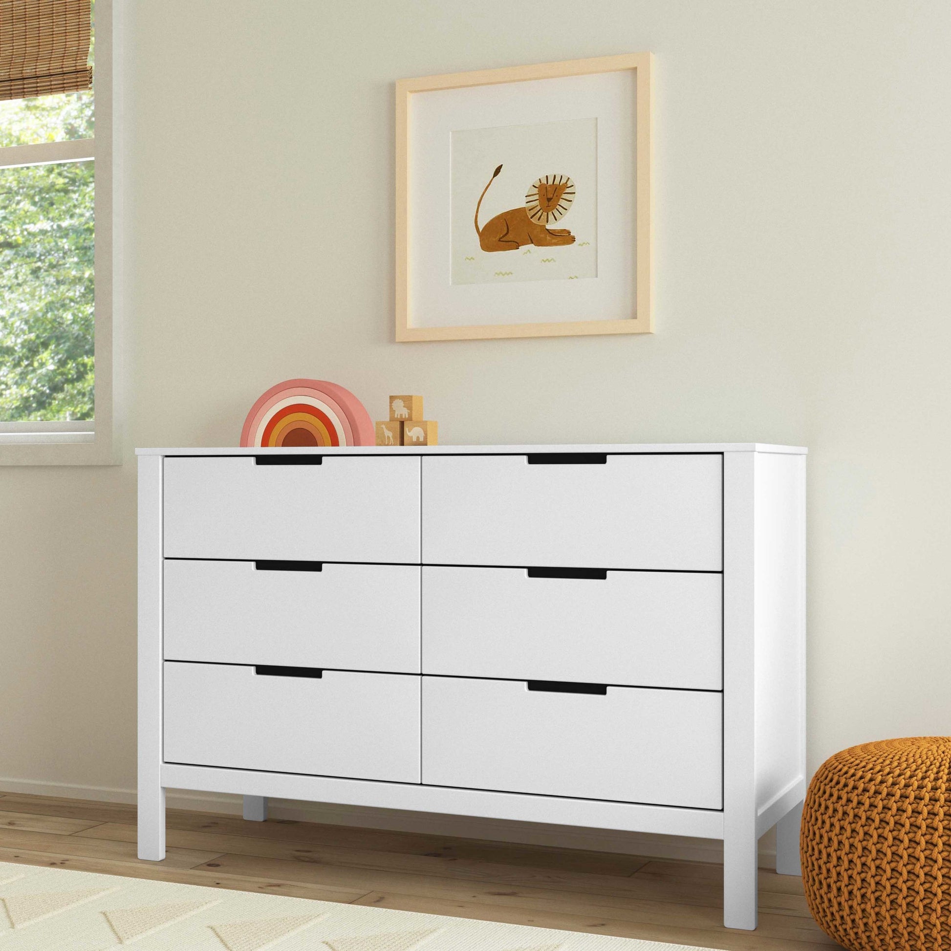 F11926W,Carter's,Colby 6-Drawer Double Dresser in White