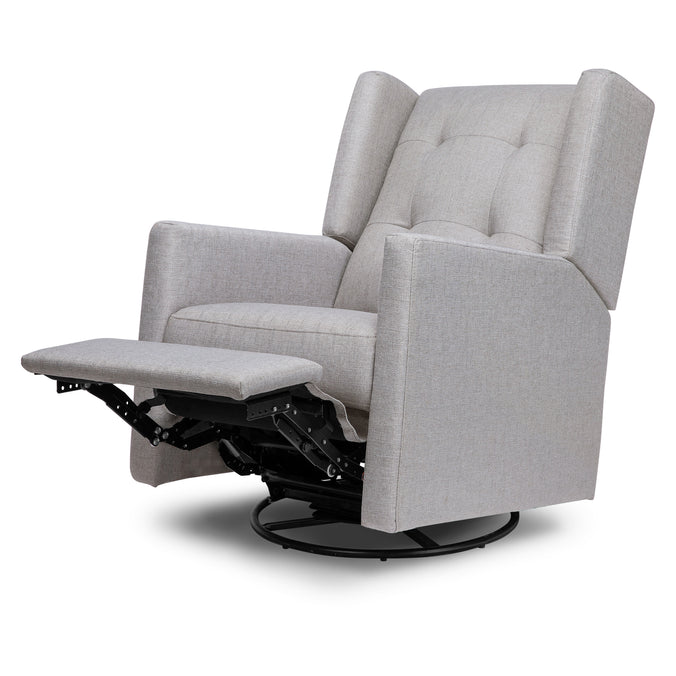 M21287MIG,DaVinci,Maddox Recliner and Swivel Glider in Misty Grey