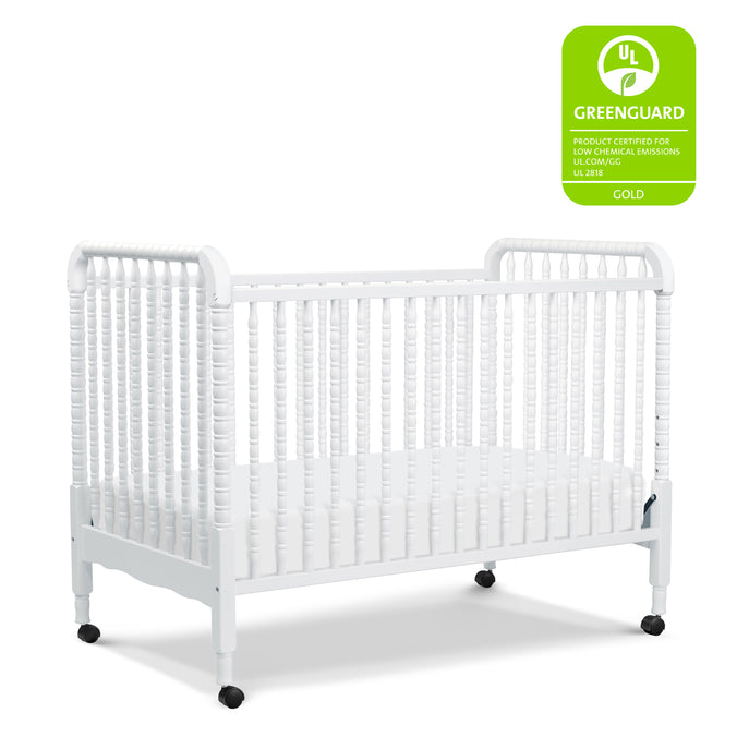 M7391W,DaVinci,Jenny Lind Stationary Crib In White Finish
