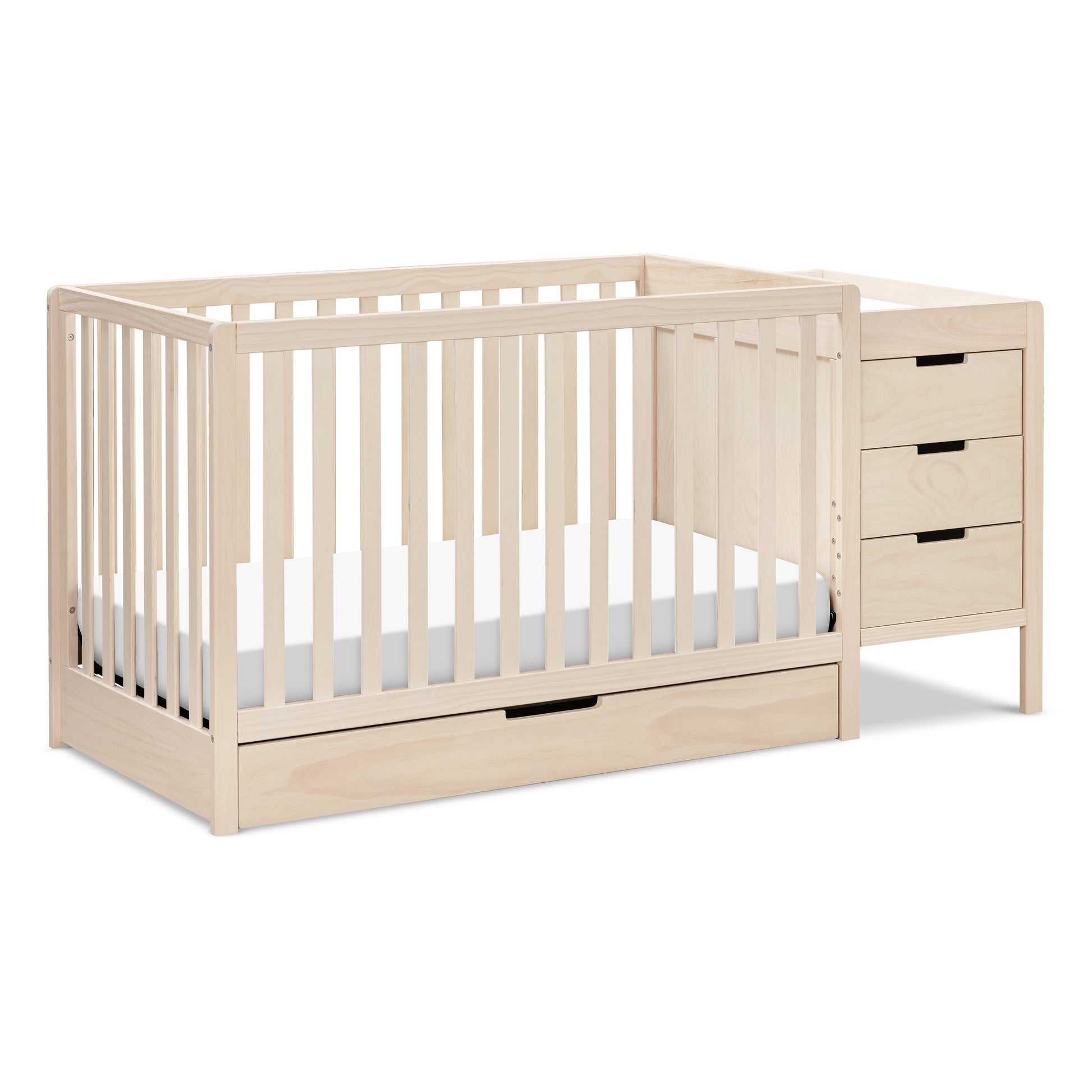 F11991NX,Carter's,Colby 4-in-1 Convertible Crib & Changer Combo in Washed Natural