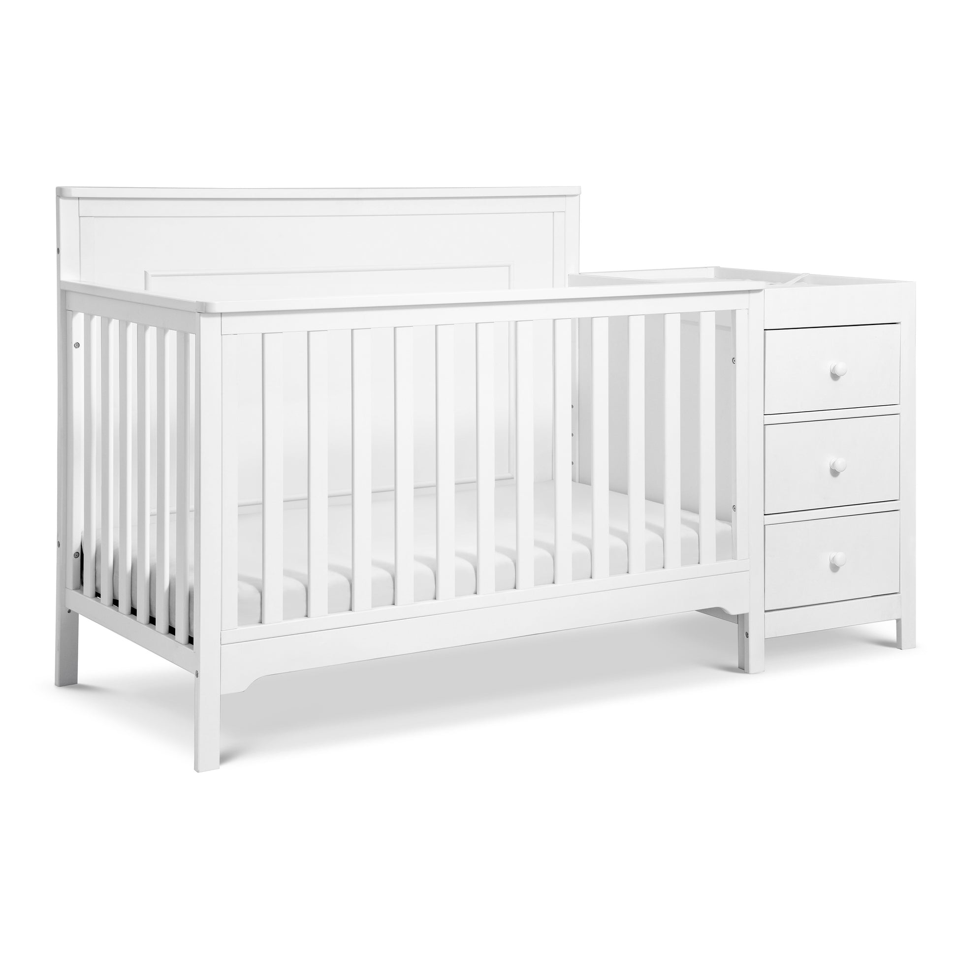 F14991W,Carter's,Dakota 4-in-1 Crib and Changer Combo in White