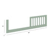 W4099LS,The MDB Family,Toddler Bed Conversion Kit in Light Sage