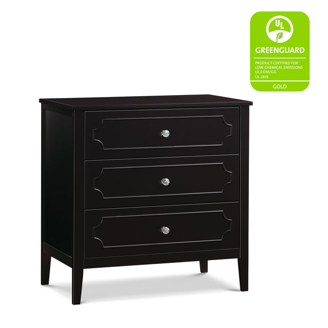 M11423E,DaVinci,Chloe Regency 3-Drawer Dresser in Ebony