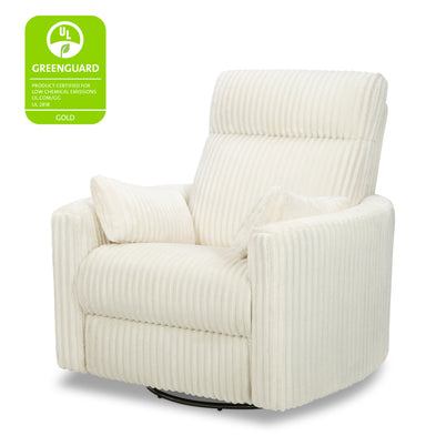 M33787CCC,DaVinci,Atlas Swivel Recliner in Cozy Cream Corduroy