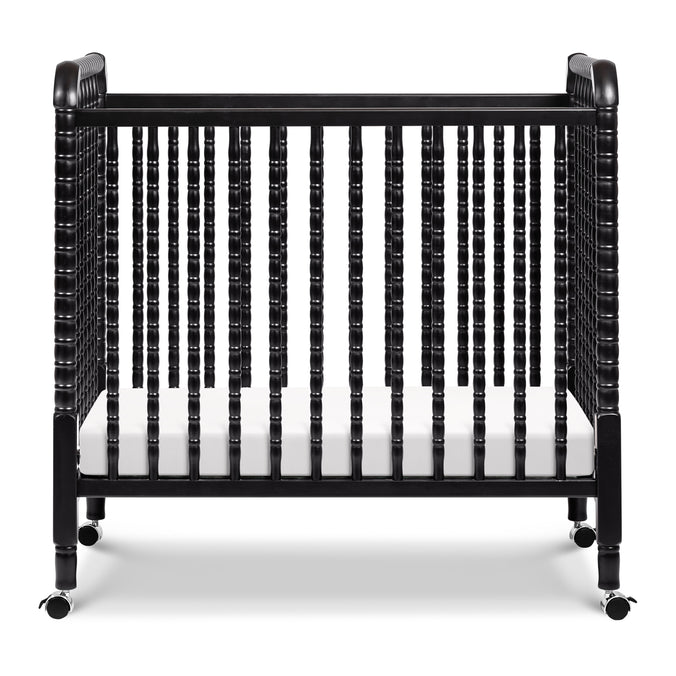 M7398E,DaVinci,Jenny Lind 3-in-1 Convertible Mini Crib in Ebony