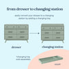 M22526LS,DaVinci,Otto 6-Drawer Dresser in Light Sage