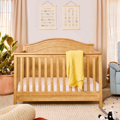 M12801HY,DaVinci,Charlie 4-in-1 Convertible Crib in Honey