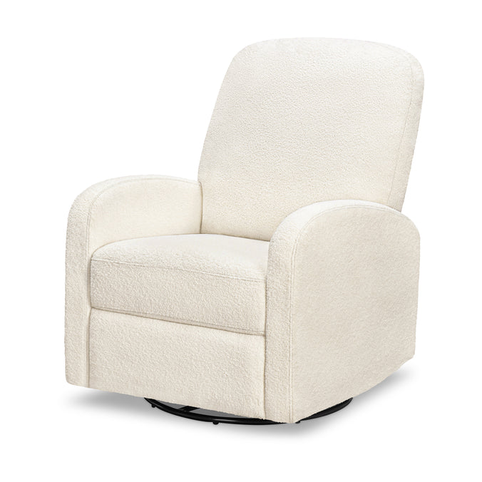 M34087CCB,DaVinci,Calder Swivel Recliner in Cozy Cream Boucle