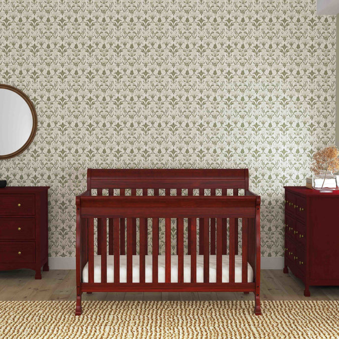 M5501C,DaVinci,Kalani 4-in-1 Convertible Crib in Rich Cherry