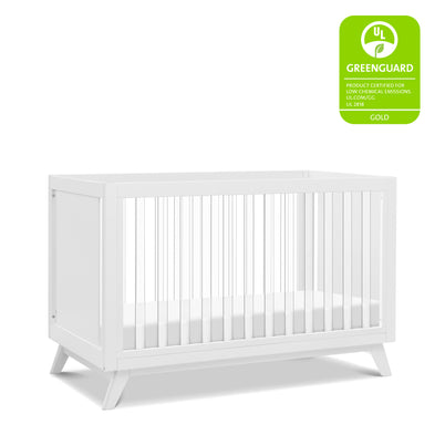 M22501WK,DaVinci,Otto 3-in-1 Convertible Crib in White/Acrylic
