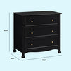 M5523E,DaVinci,Kalani 3-Drawer Dresser in Ebony